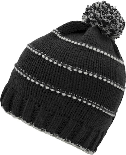 Myrtle Beach_MB7144_Knitted Winter Beanie with Pompon
